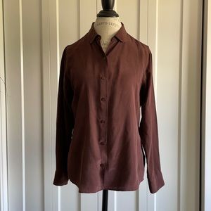 Everlane Stretch Silk Blouse, sz M